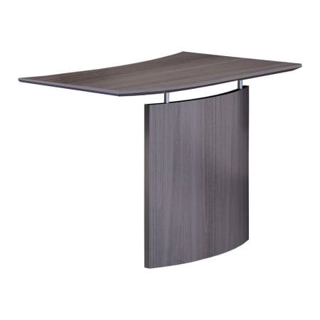 Safco Safco Medina Left Hand Bridge 48"W x 24"D x 29-1/2"H Gray Steel MNBDGLLGS